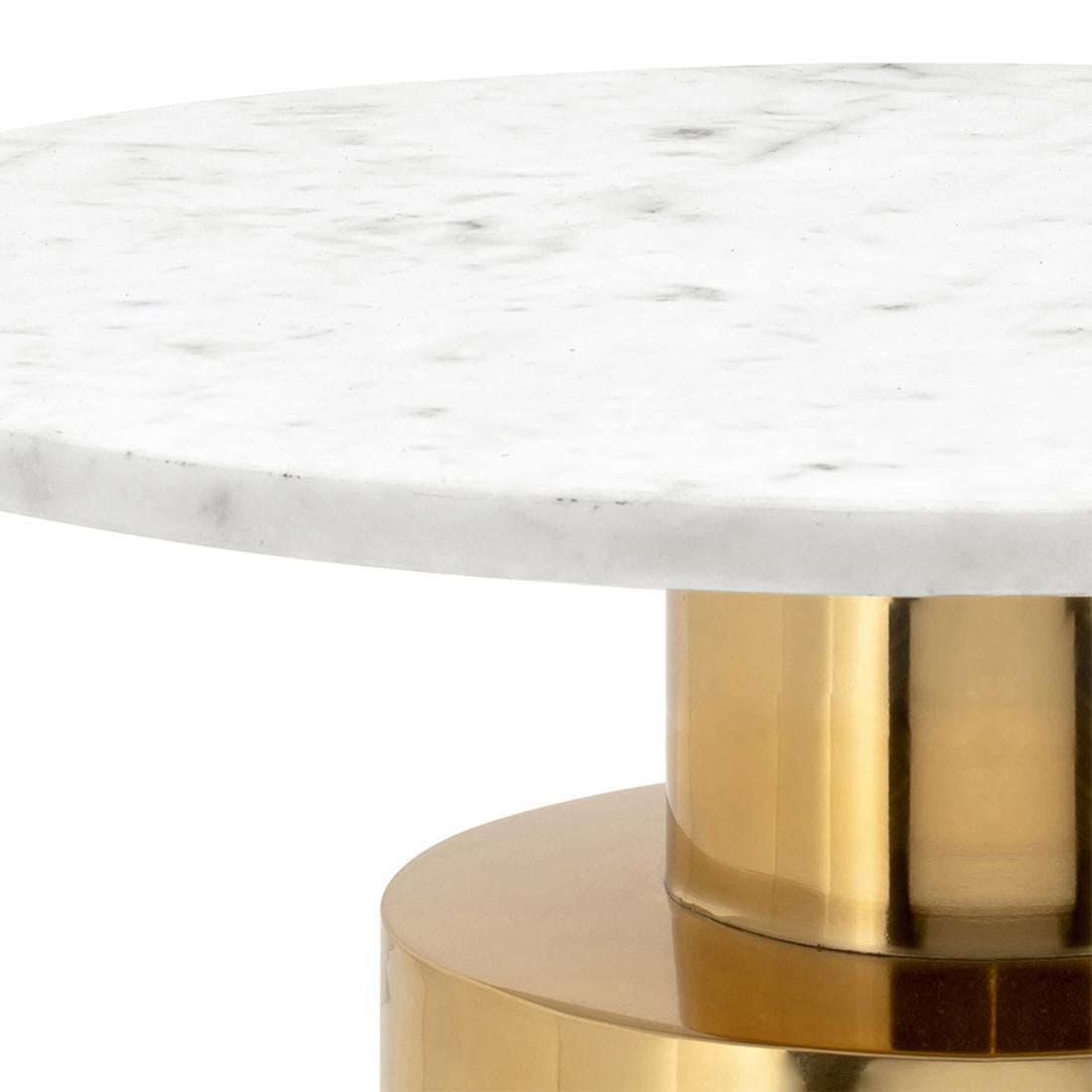 coffee table white stone