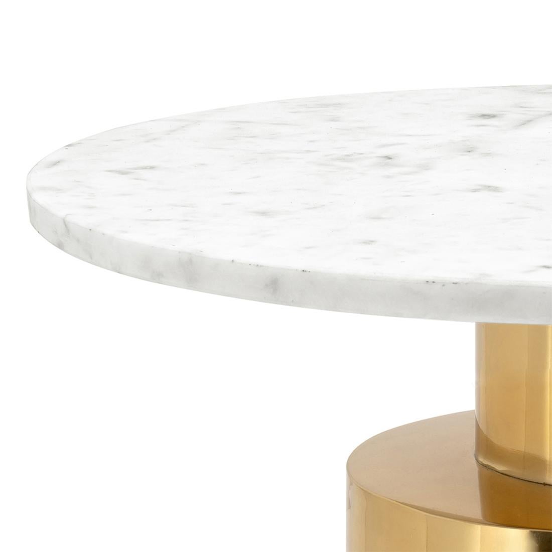 stone white coffee table