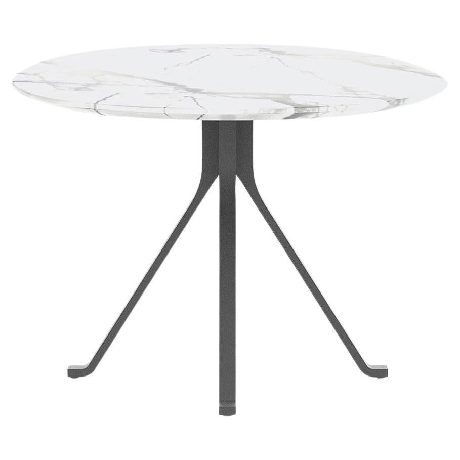 White Stone Side Table For Sale at 1stDibs