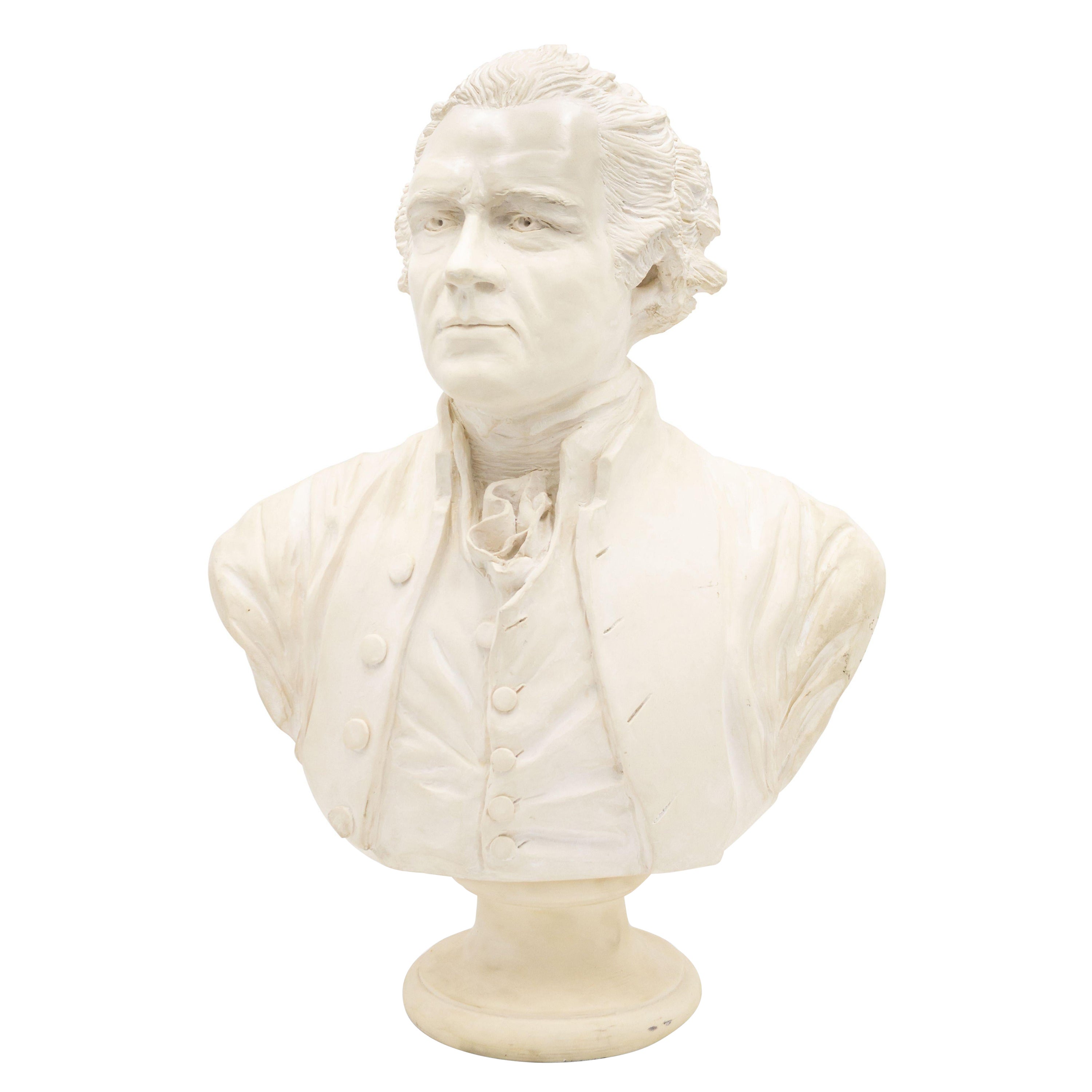White Stone Thomas Jefferson Bust