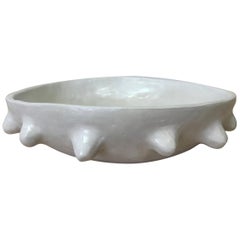 White Stoneware "Bumpy" Bowl by Re/Press Editions