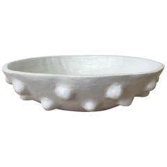 White Stoneware "Bumpy" Bowl by Re/Press Editions