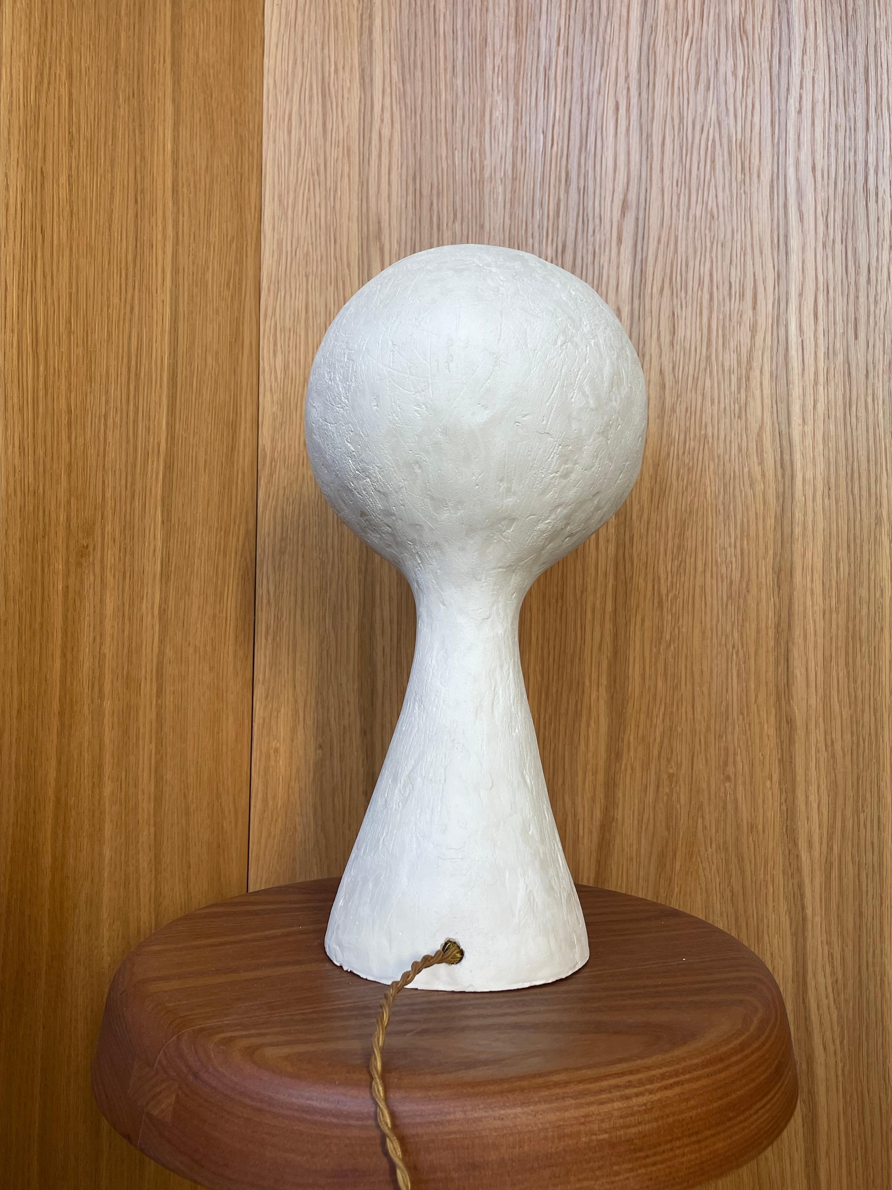 Ceramic White Stoneware Lamp Ninfea by Renzo Maar For Sale