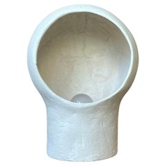 Lampe en grès blanc Nuvole 2 by Renzo Maar