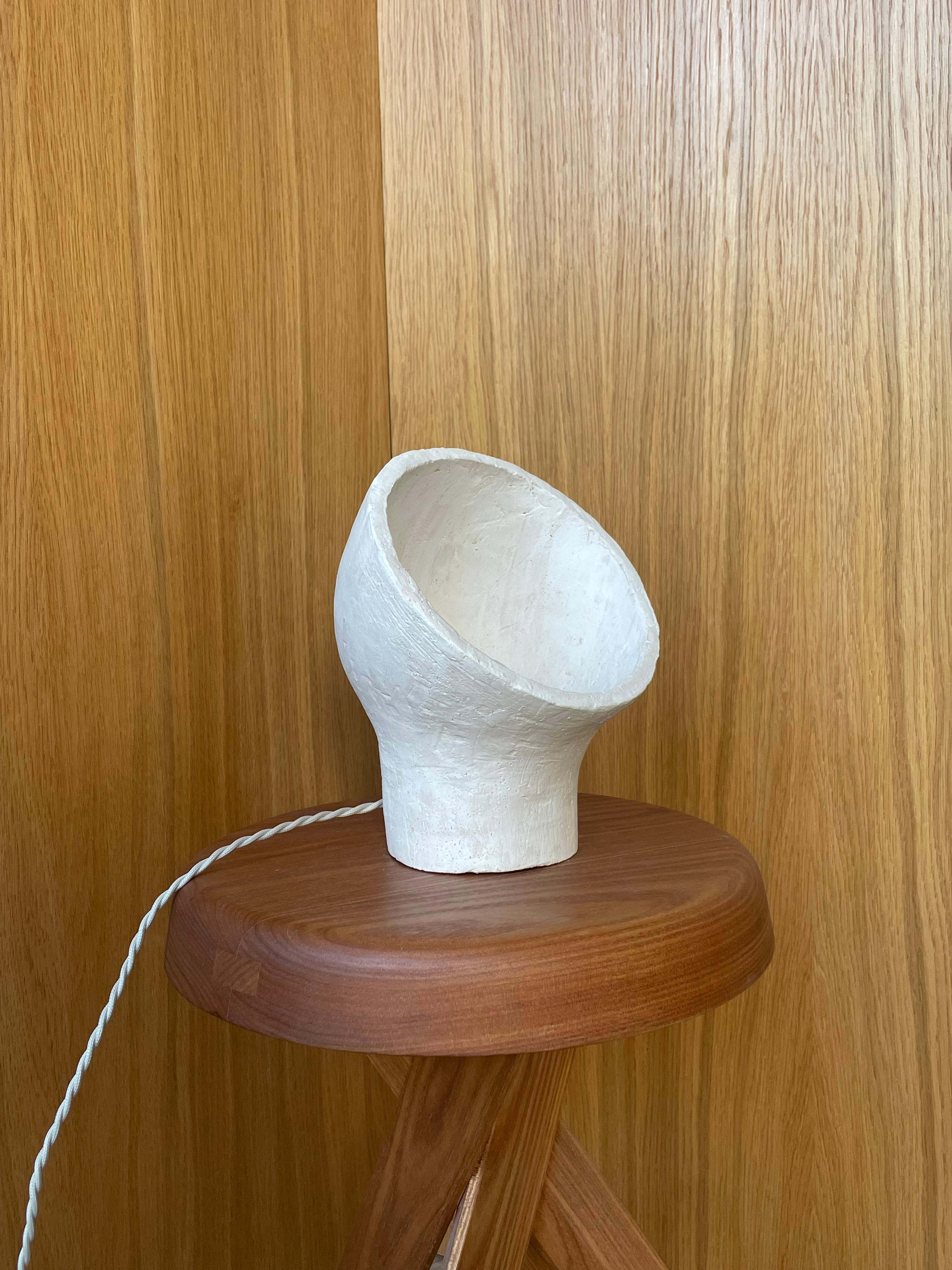 Lámpara de gres blanco Stanza 2 by Renzo Maar Francés en venta