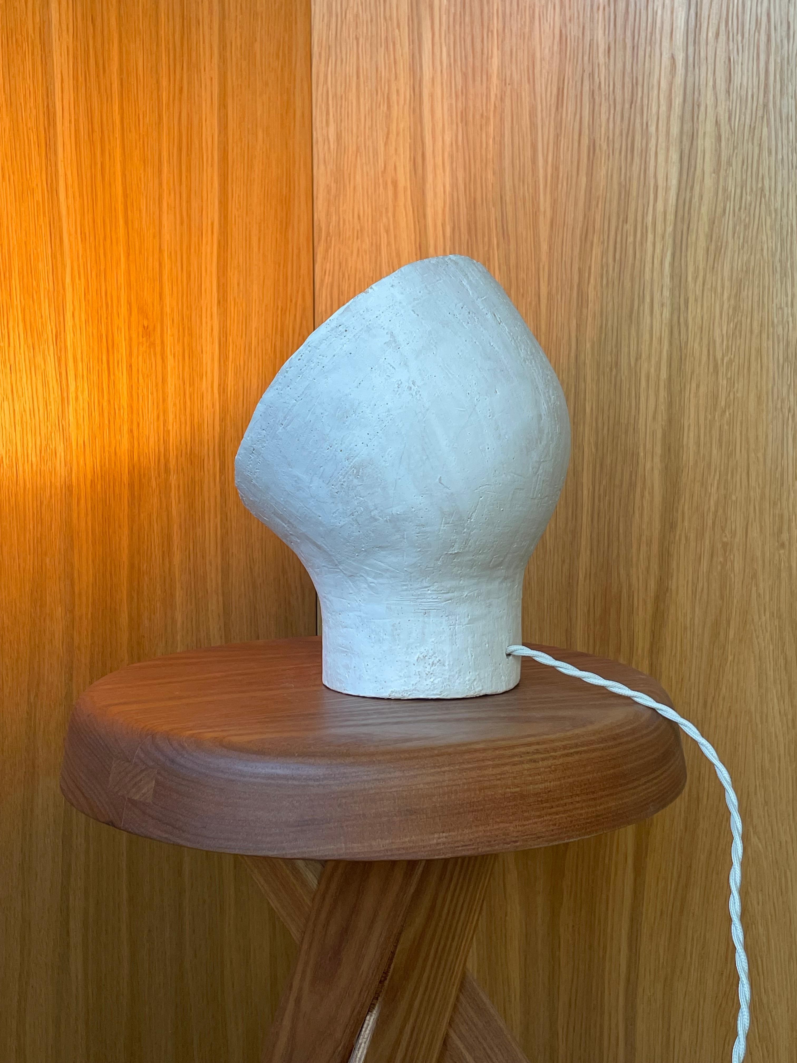 Lámpara de gres blanco Stanza 2 by Renzo Maar en Nuevo estado para la venta en Geneve, CH