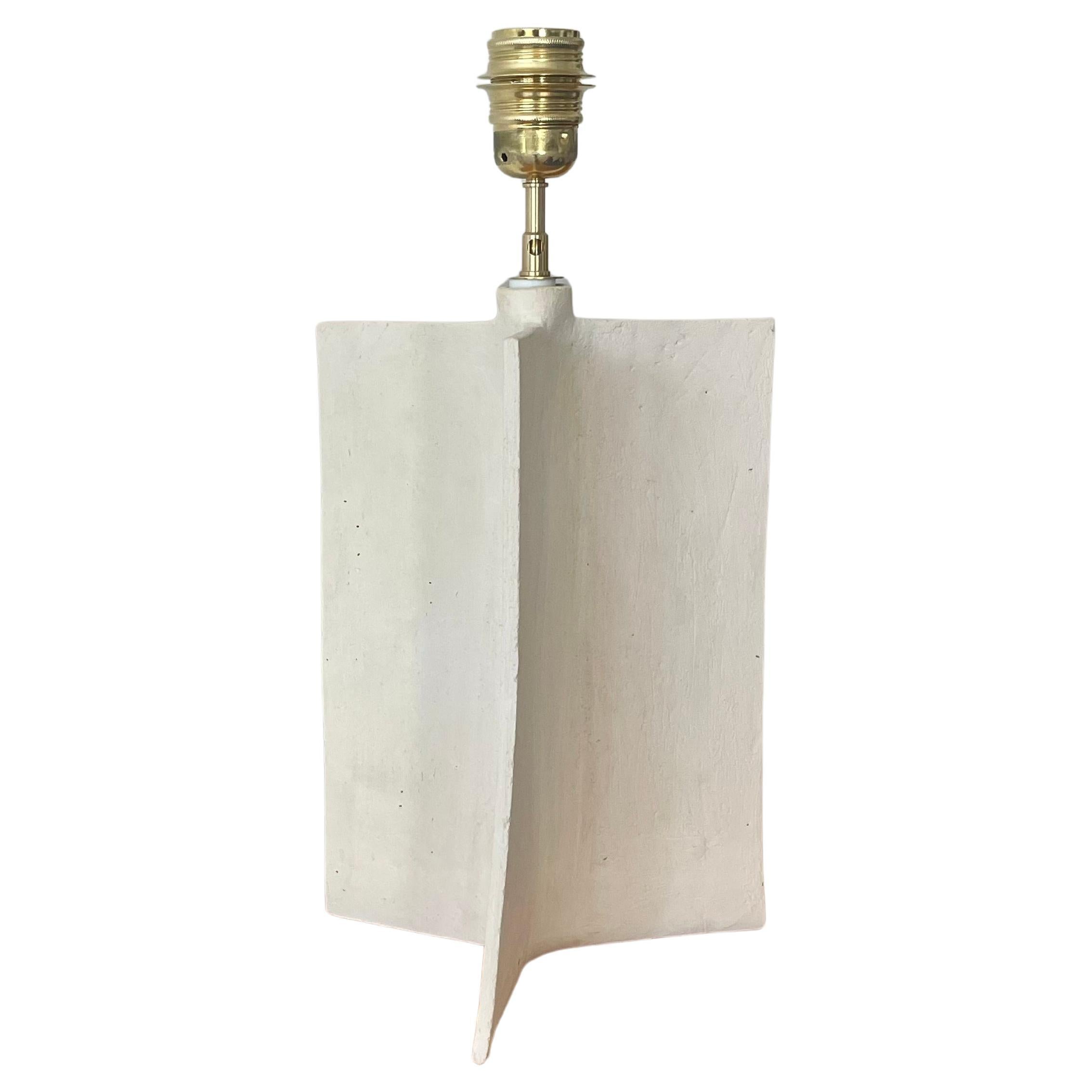 Lampe en grès blanc Stella di Mare by Renzo Maar en vente