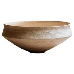 White Stoneware Roman Bowl by Elena Vasilantonaki