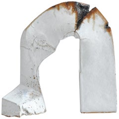 White Stoneware Sculpture by Ole Bjørn Krüger from Own Studio, Denmark, 1960s