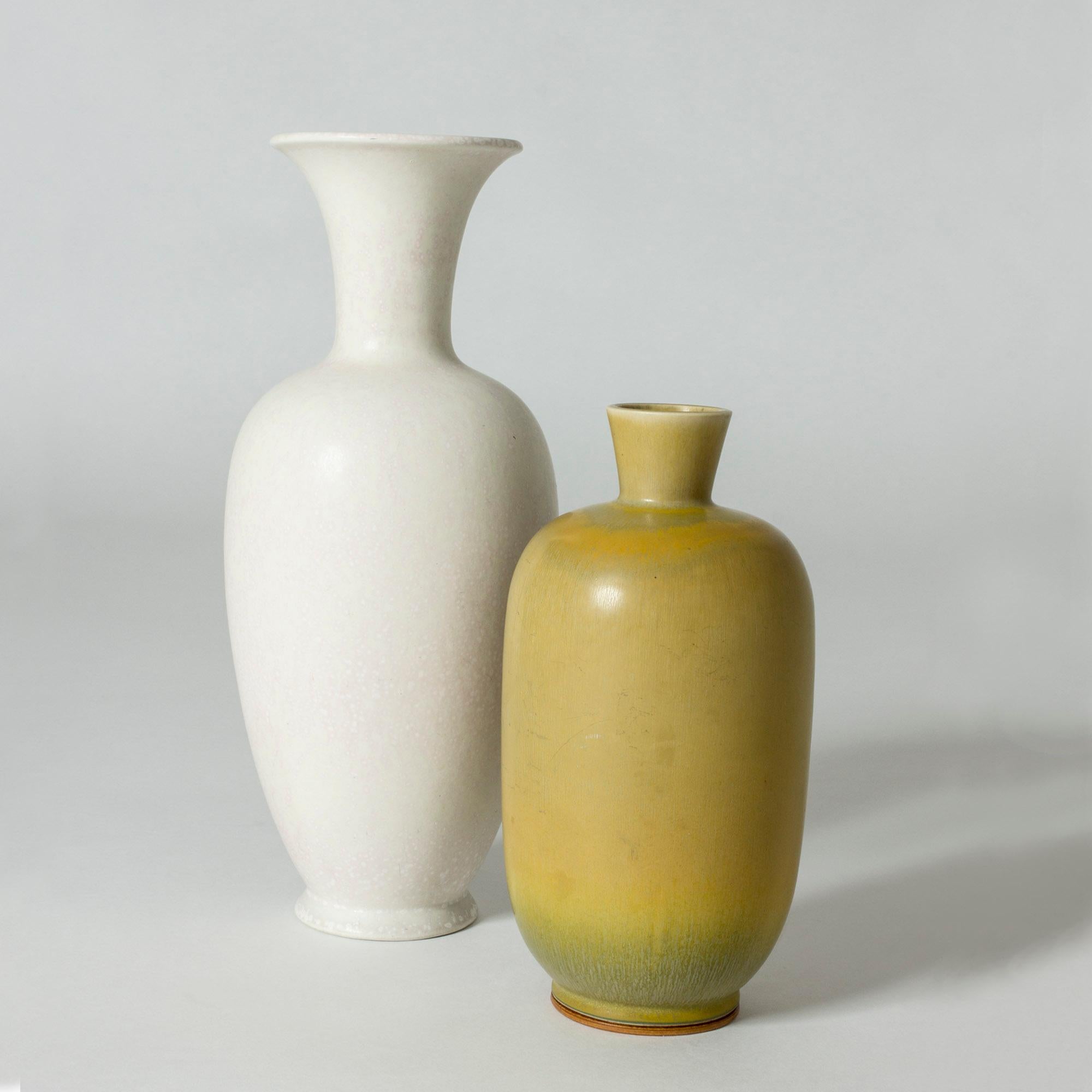 White Stoneware Vase by Gunnar Nylund 3