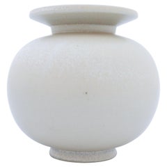 White Stoneware Vase, Gunnar Nylund, Rörstrand, 1950-1960s