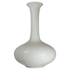 White Stoneware Vase - Gunnar Nylund - Rörstrand - Midcentury Vintage