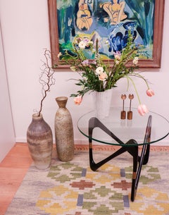 White Stoneware Vase Gunnar Nylund, Rörstrand, Scandinavian Midcentury Vintage