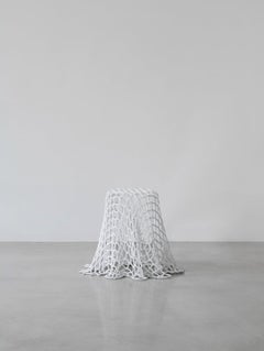 Weißer Hocker 01 von Iranzo