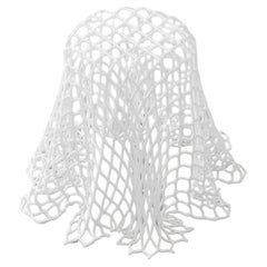 Weißer Hocker 01 von Iranzo