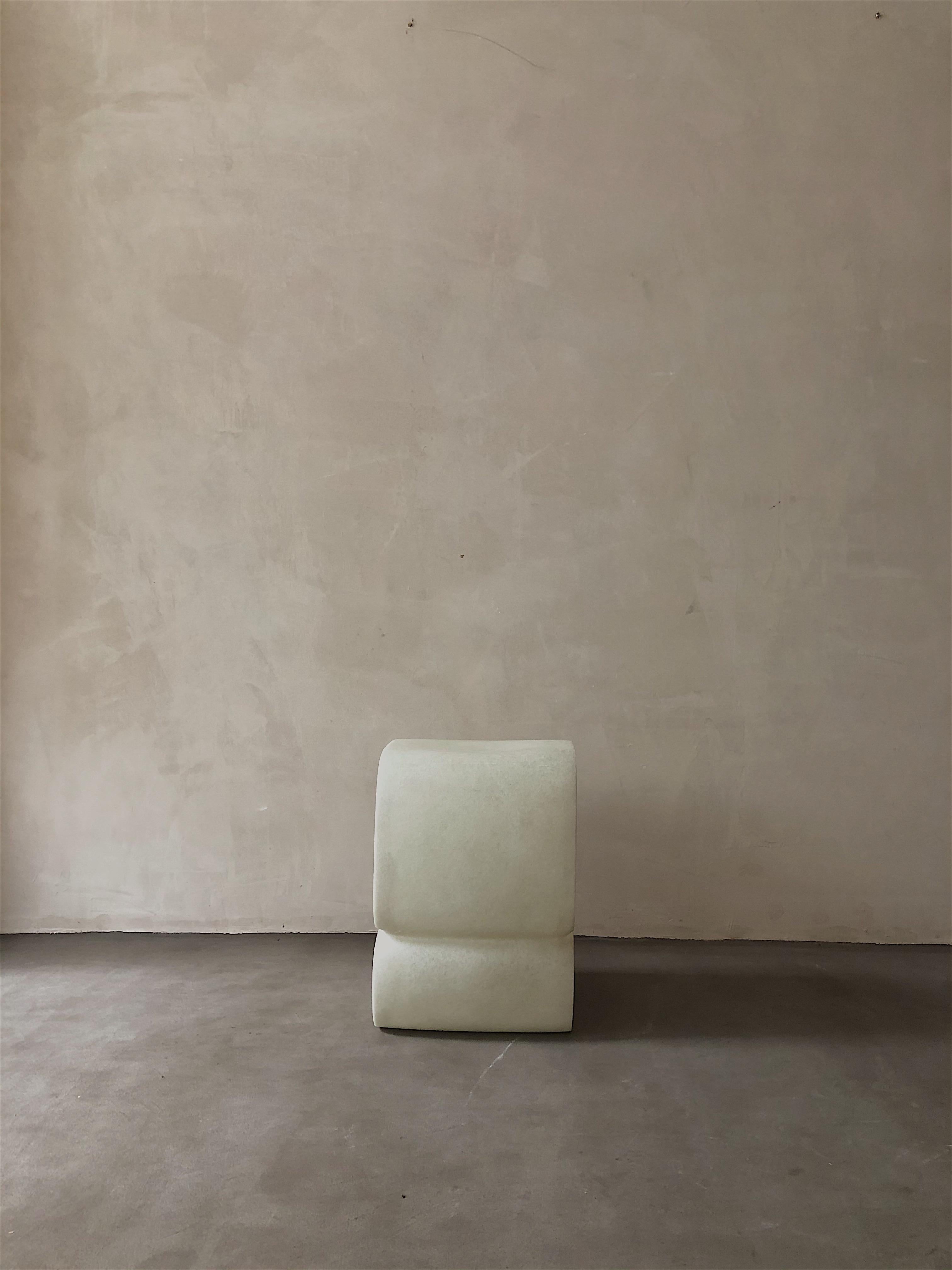 White Stool by Karstudio In New Condition In Geneve, CH