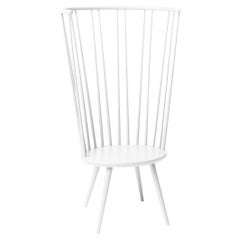Chaise en bouleau Storängen blanc par Storängen Design