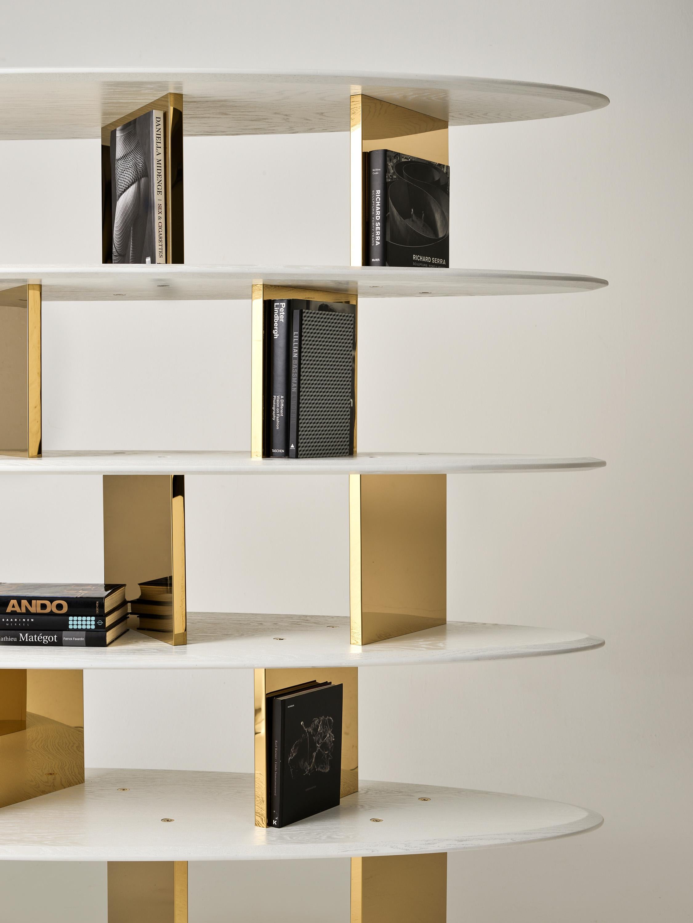 Turkish White Surfer Bookcase, Bookshelves, Design object For Sale