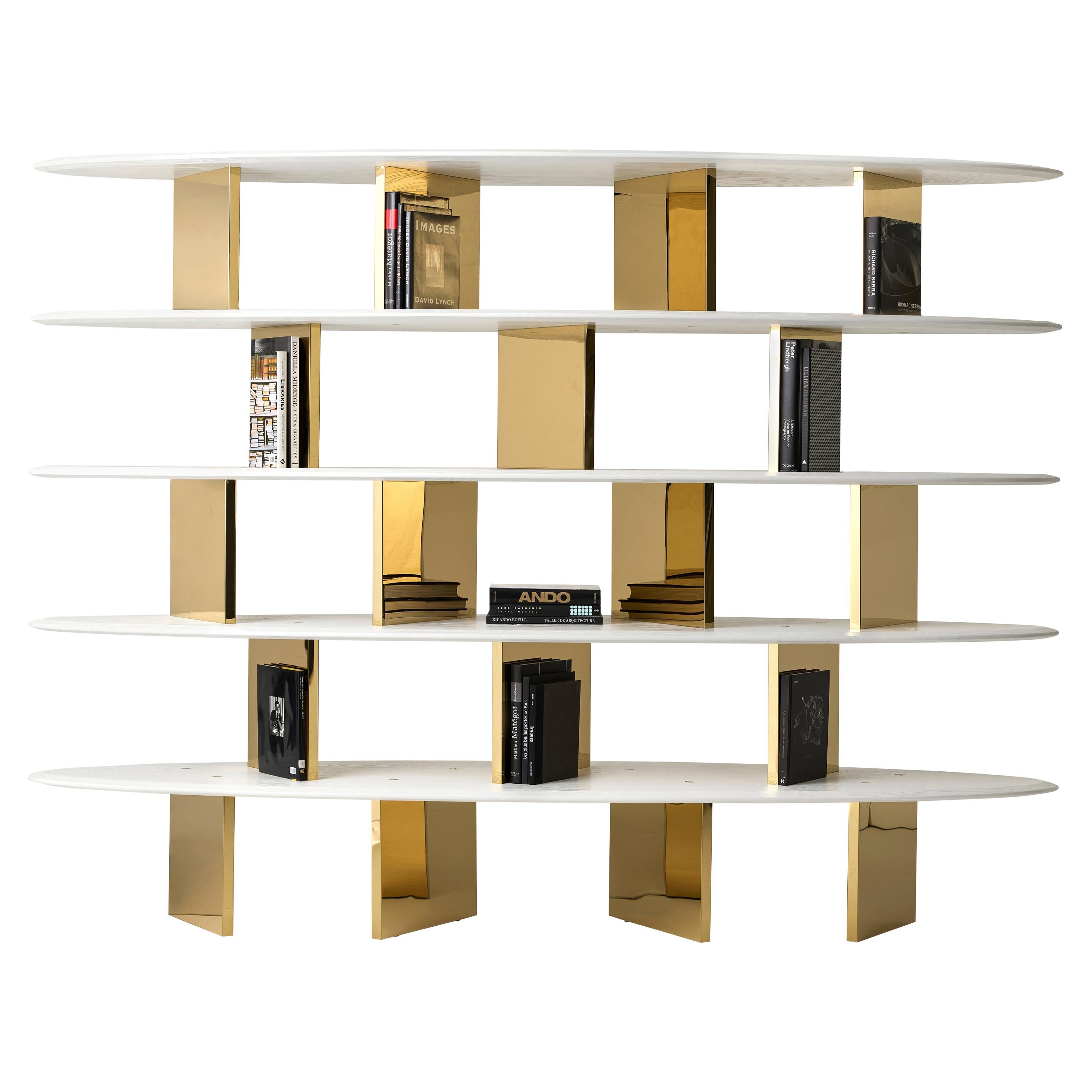 White Surfer Bookcase