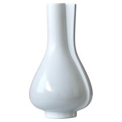 White 'Surrea' Vase by Wilhelm Kage for Gustavsberg Studio, Sweden, 1940s