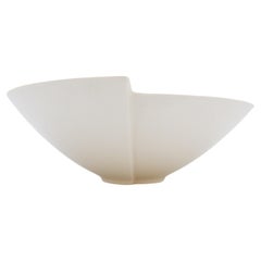 White Surrealistic Ceramic Bowl "Surrea" by Wilhelm Kåge 1940 Mid century Design