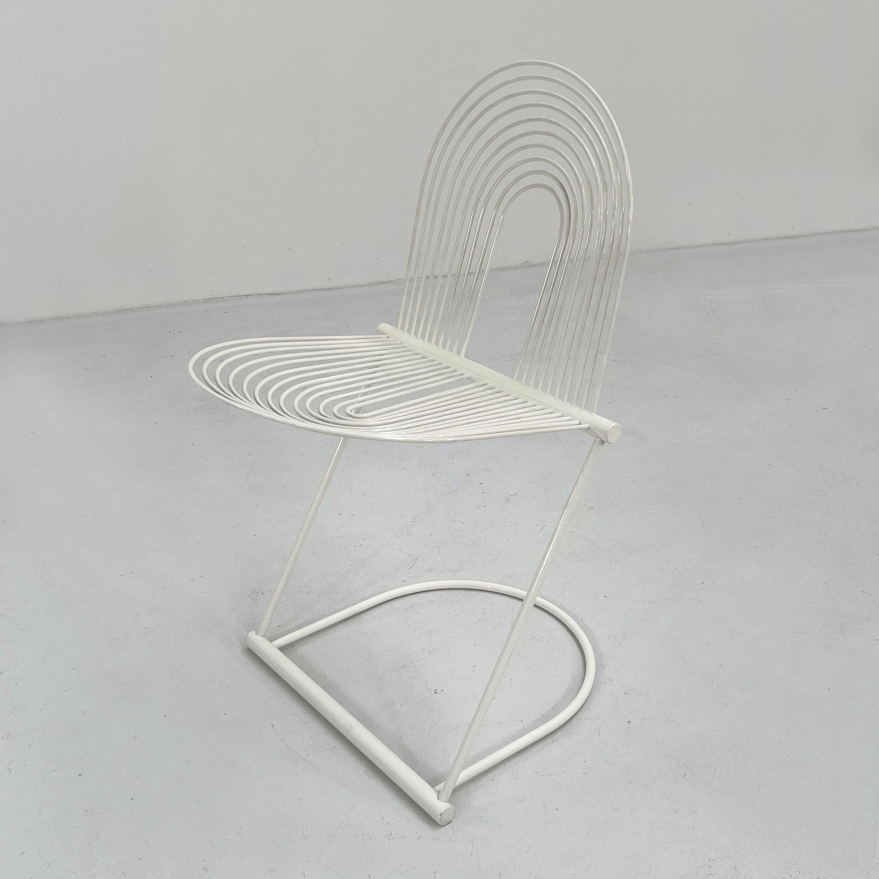 White Swing Chair by Jutta & Herbert Ohl for Rosenthal Lübke, 1980s 1