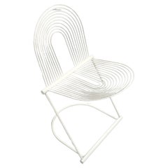 White Swing Chair by Jutta & Herbert Ohl for Rosenthal Lübke, 1980s