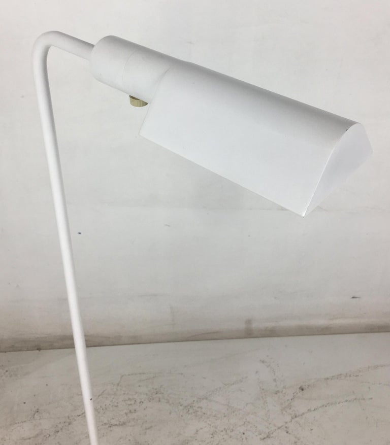 White swivel head Pharmacy Lamp by Casella Lighting For Sale at 1stDibs