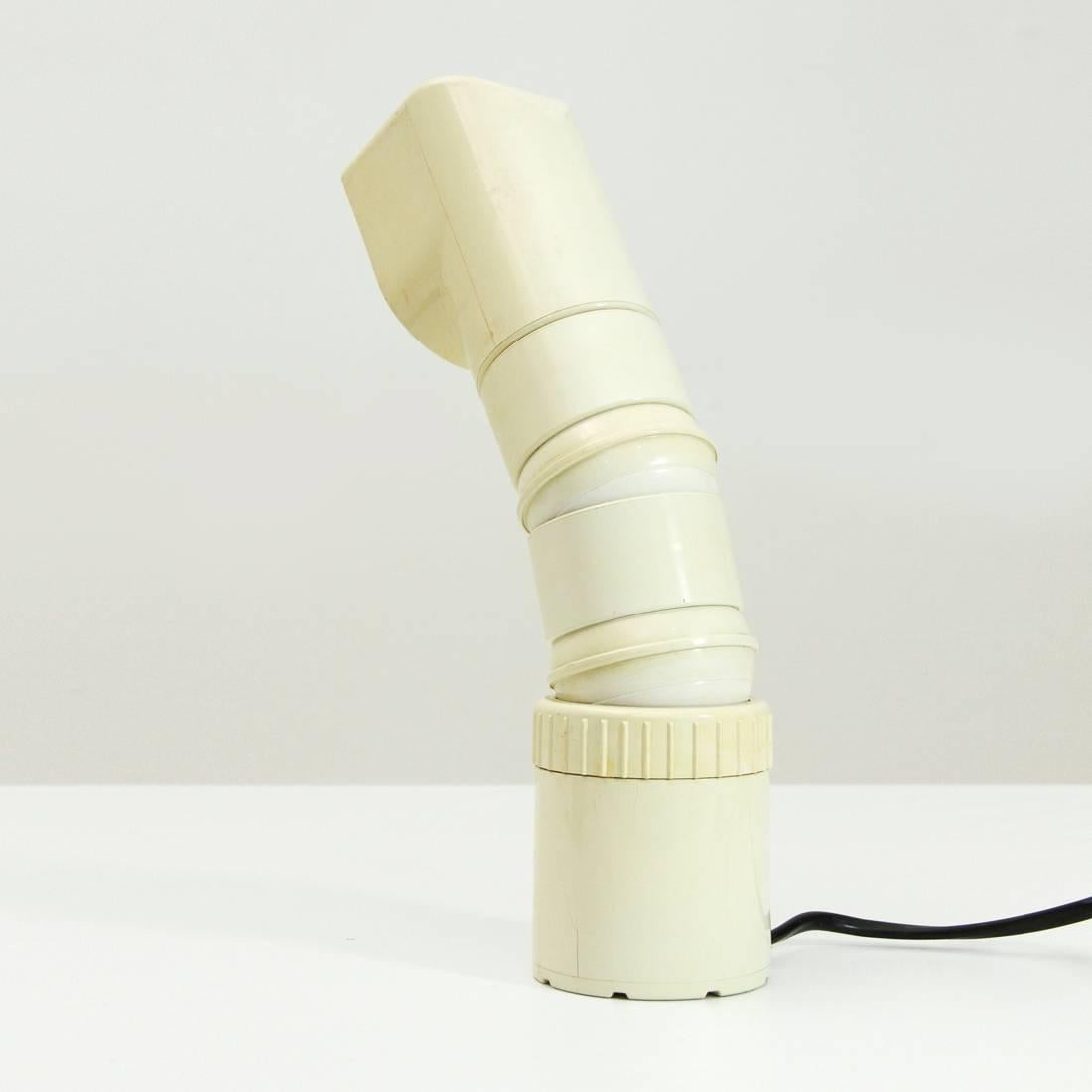 Late 20th Century White Table Lamp 4025 by Olaf Von Bohr for Kartell, 1970s For Sale