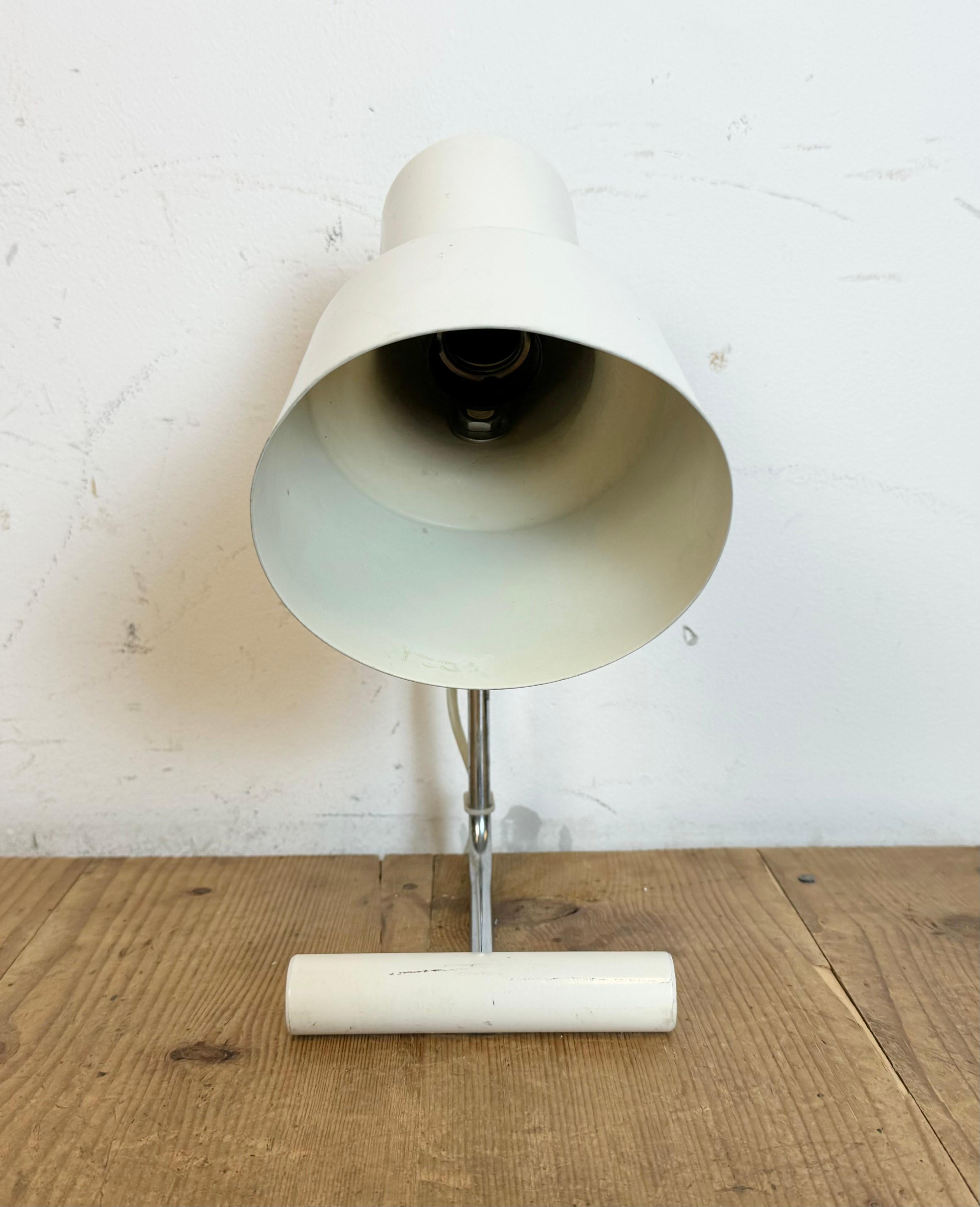 White Table Lamp by Josef Hurka for Napako, 1970s For Sale 3