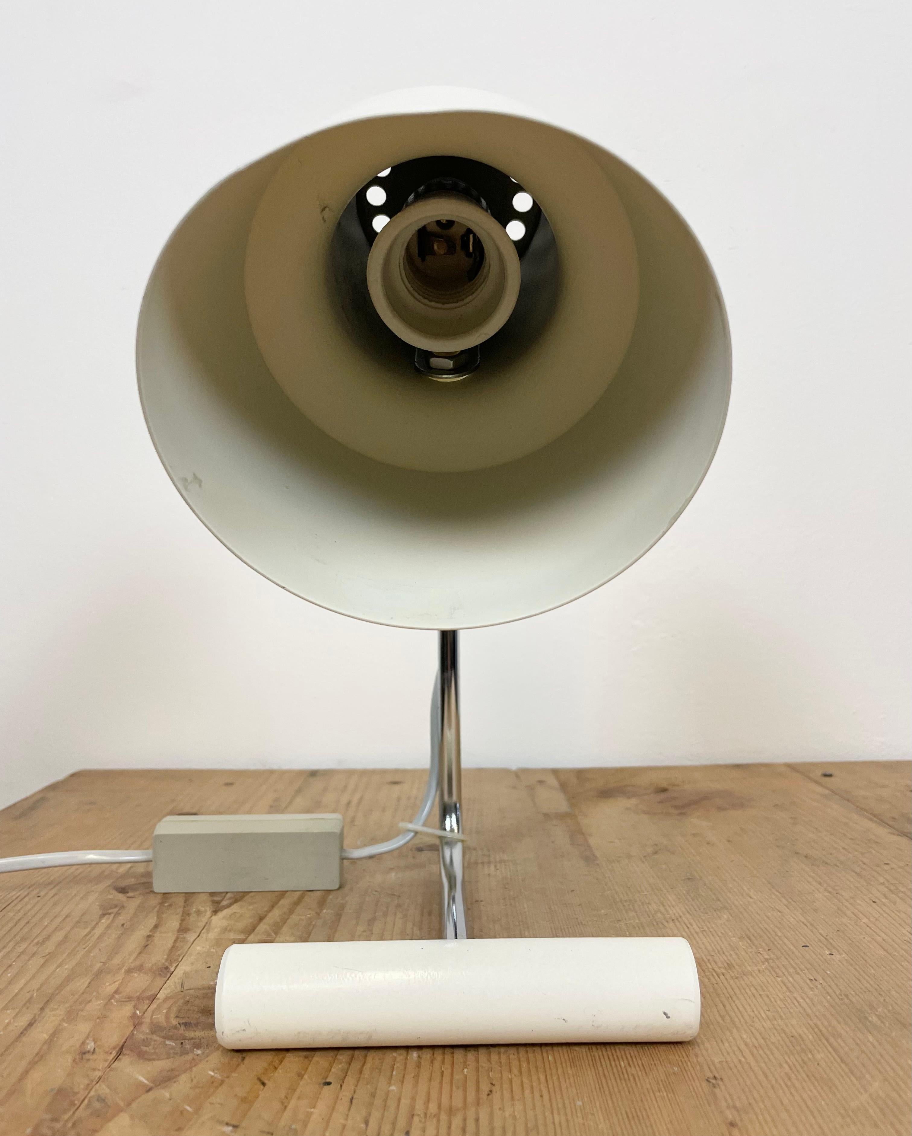 White Table Lamp by Josef Hurka for Napako, 1960s 3