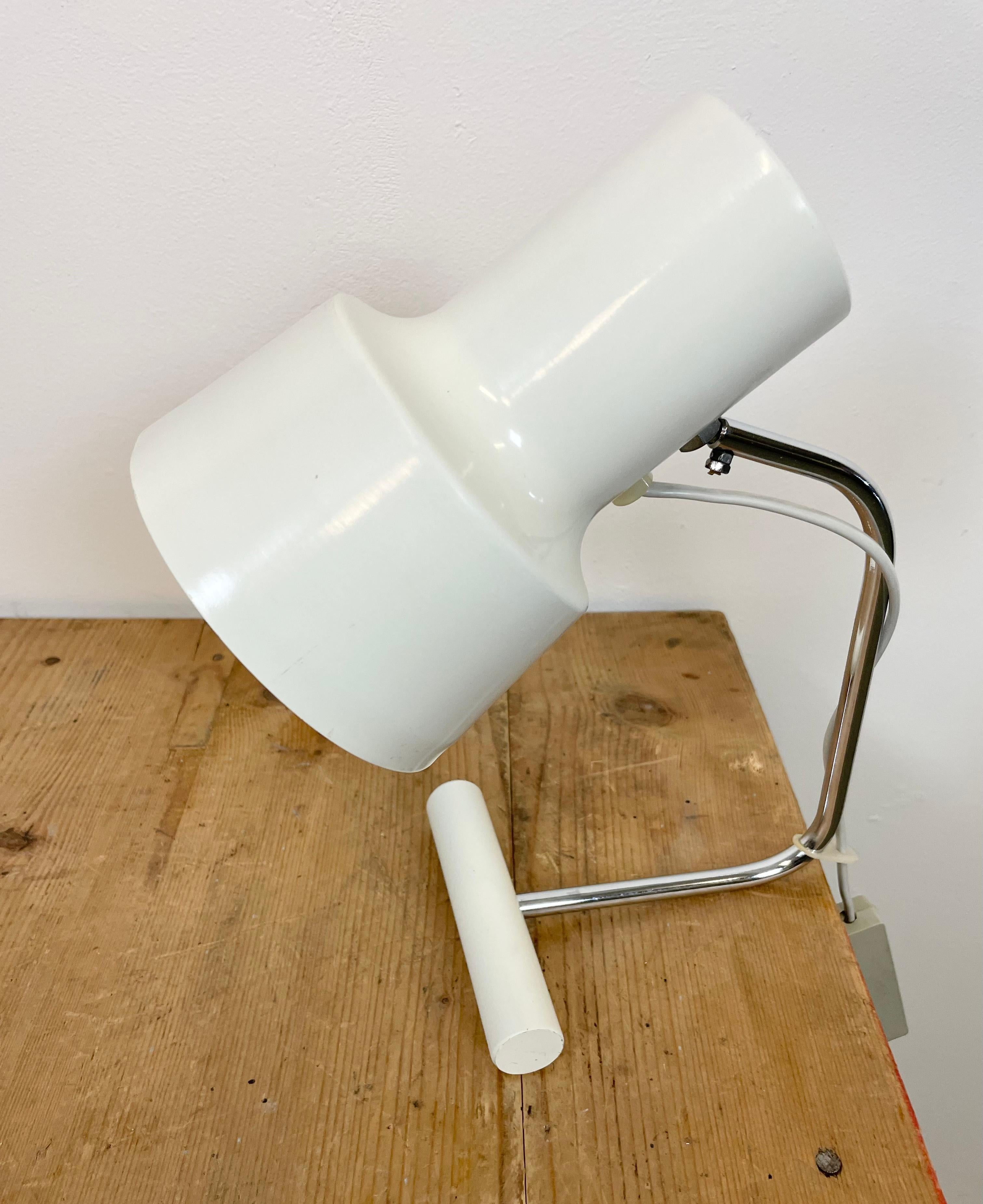 White Table Lamp by Josef Hurka for Napako, 1960s 4
