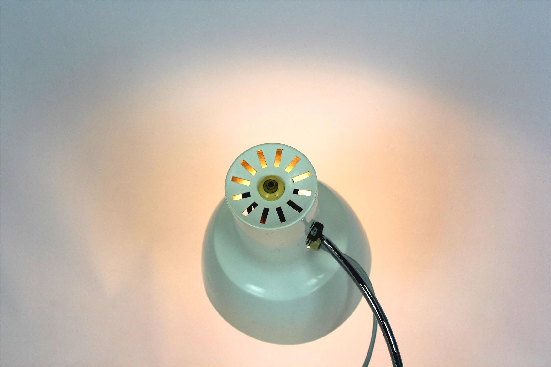 White Table Lamp by Josef Hurka for Napako, 1960s For Sale 9