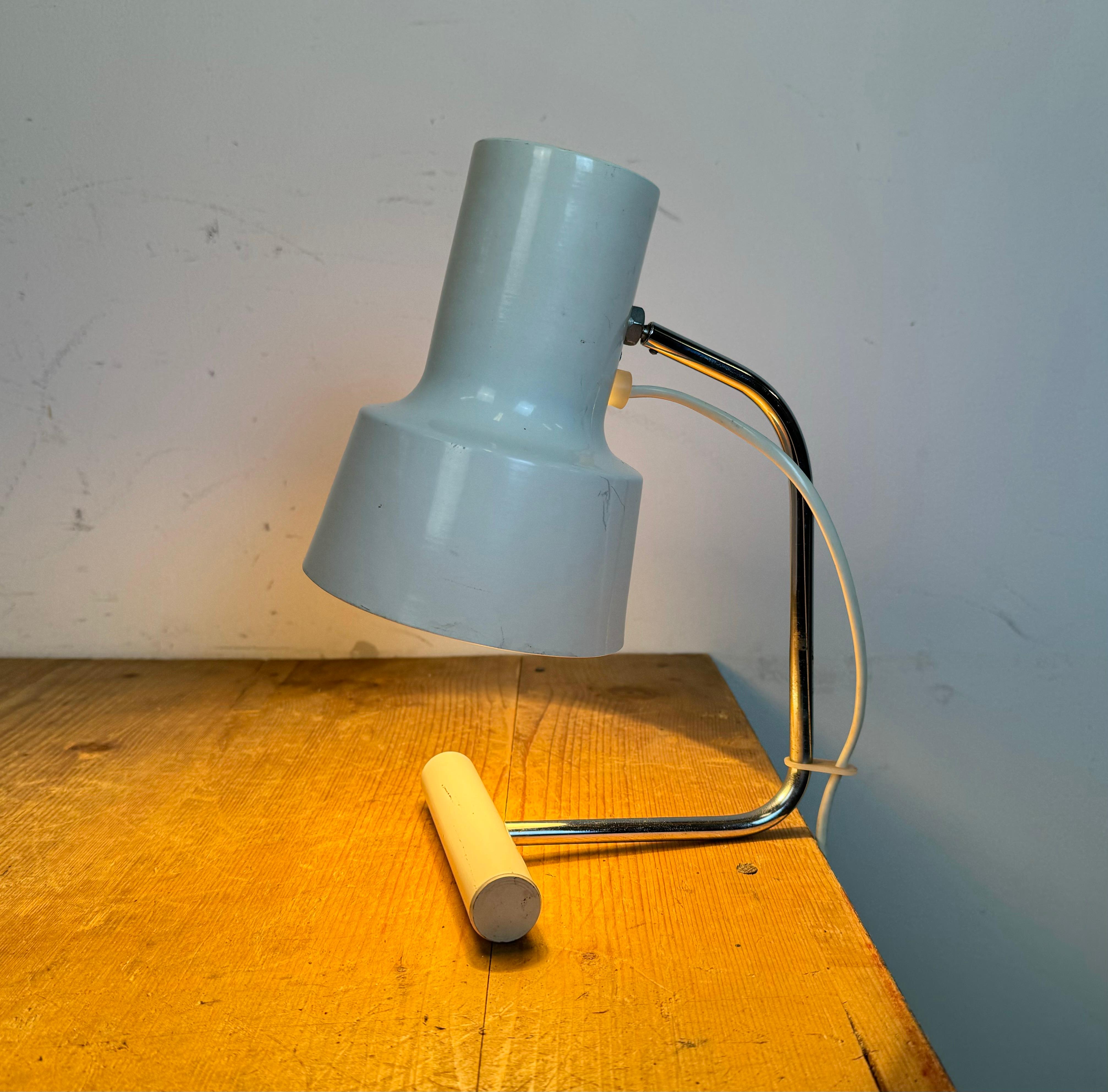 White Table Lamp by Josef Hurka for Napako, 1970s For Sale 10