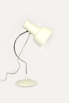 Weiße Tischlampe in Weiß von Josef Hurka für Napako, 1960er Jahre