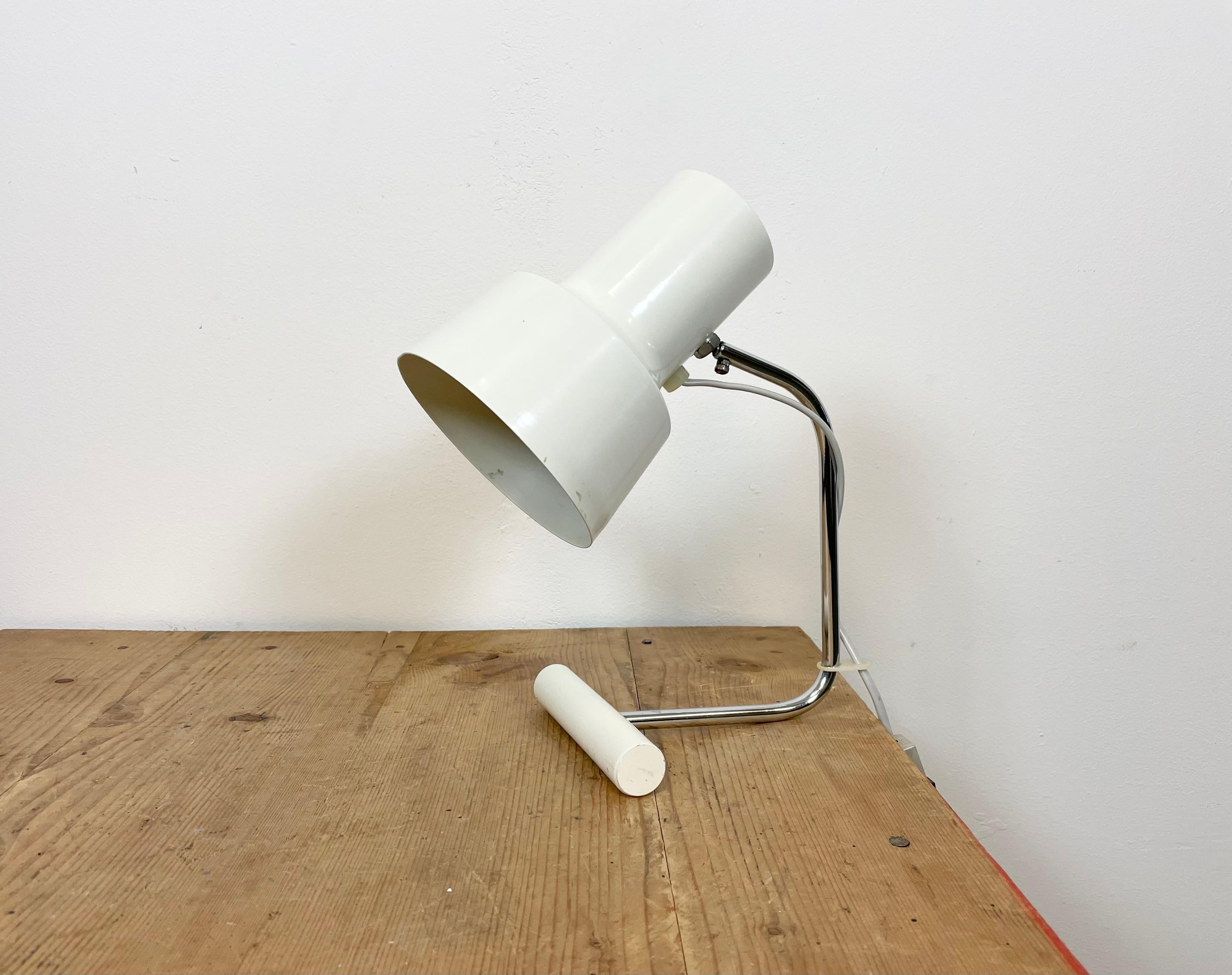 Vintage table lamp designed by Josef Hurka and produced by Napako in former Czechoslovakia during the 1960s. 
   