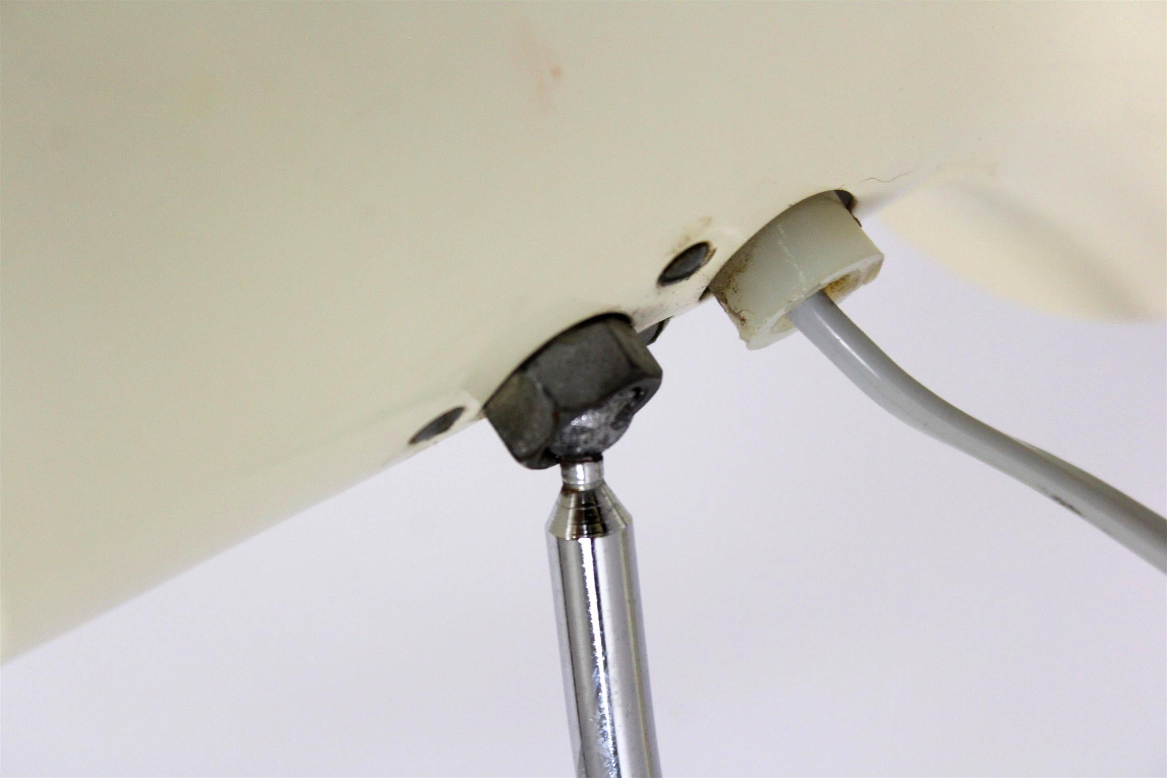 20th Century White Table Lamp by Josef Hurka for Napako, 1960s For Sale