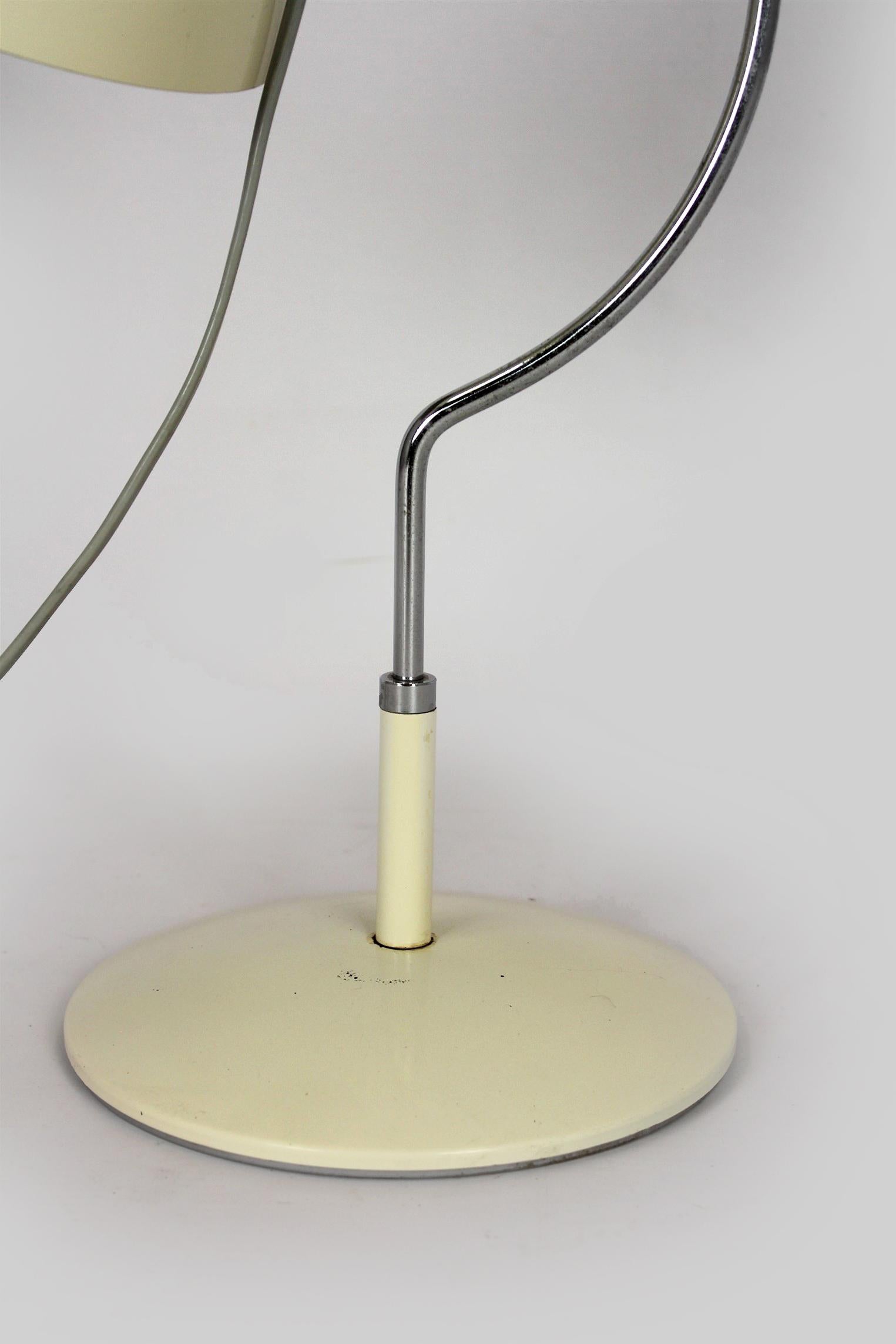 White Table Lamp by Josef Hurka for Napako, 1960s For Sale 2