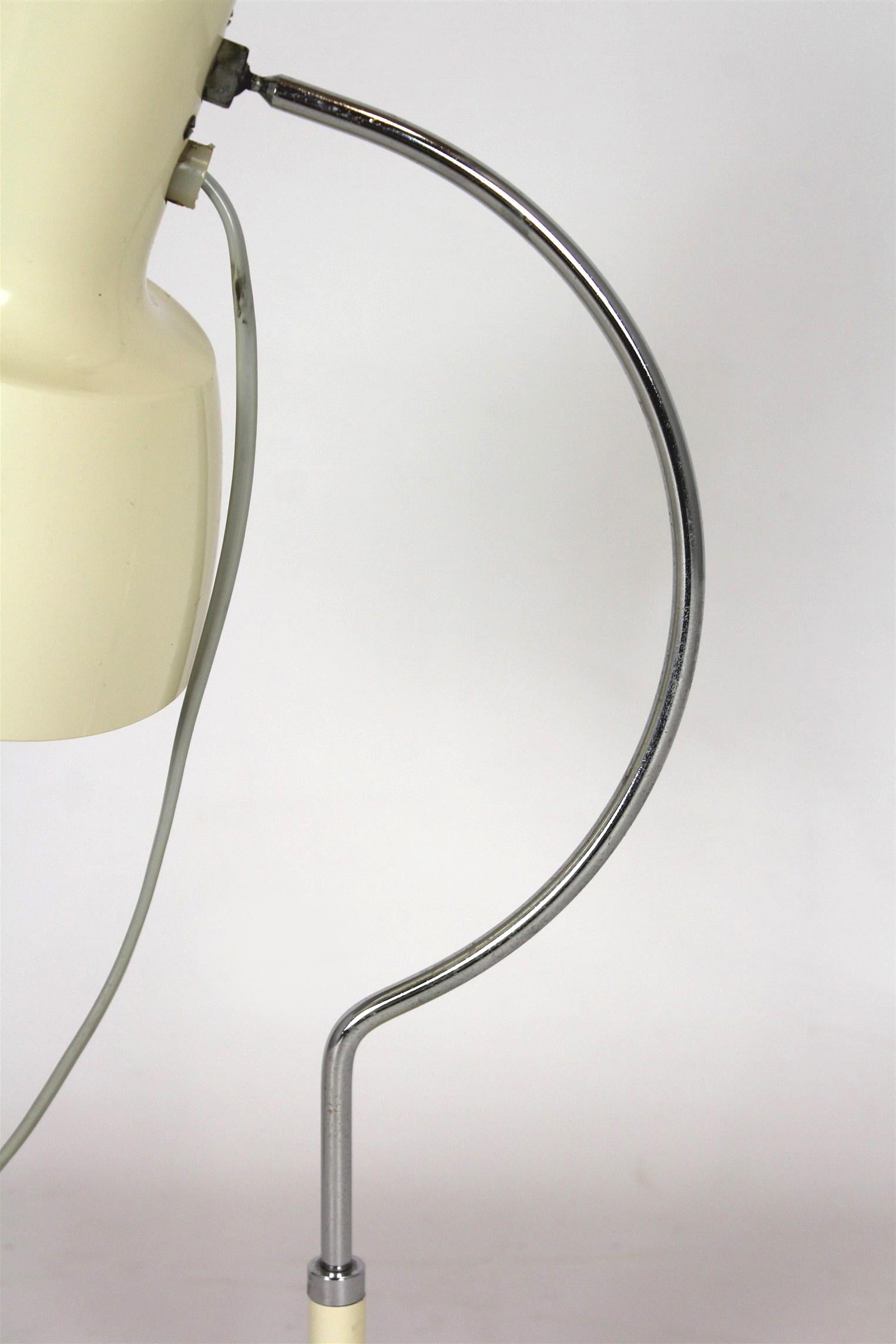 White Table Lamp by Josef Hurka for Napako, 1960s For Sale 3