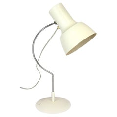 Retro White Table Lamp by Josef Hurka for Napako, 1960s