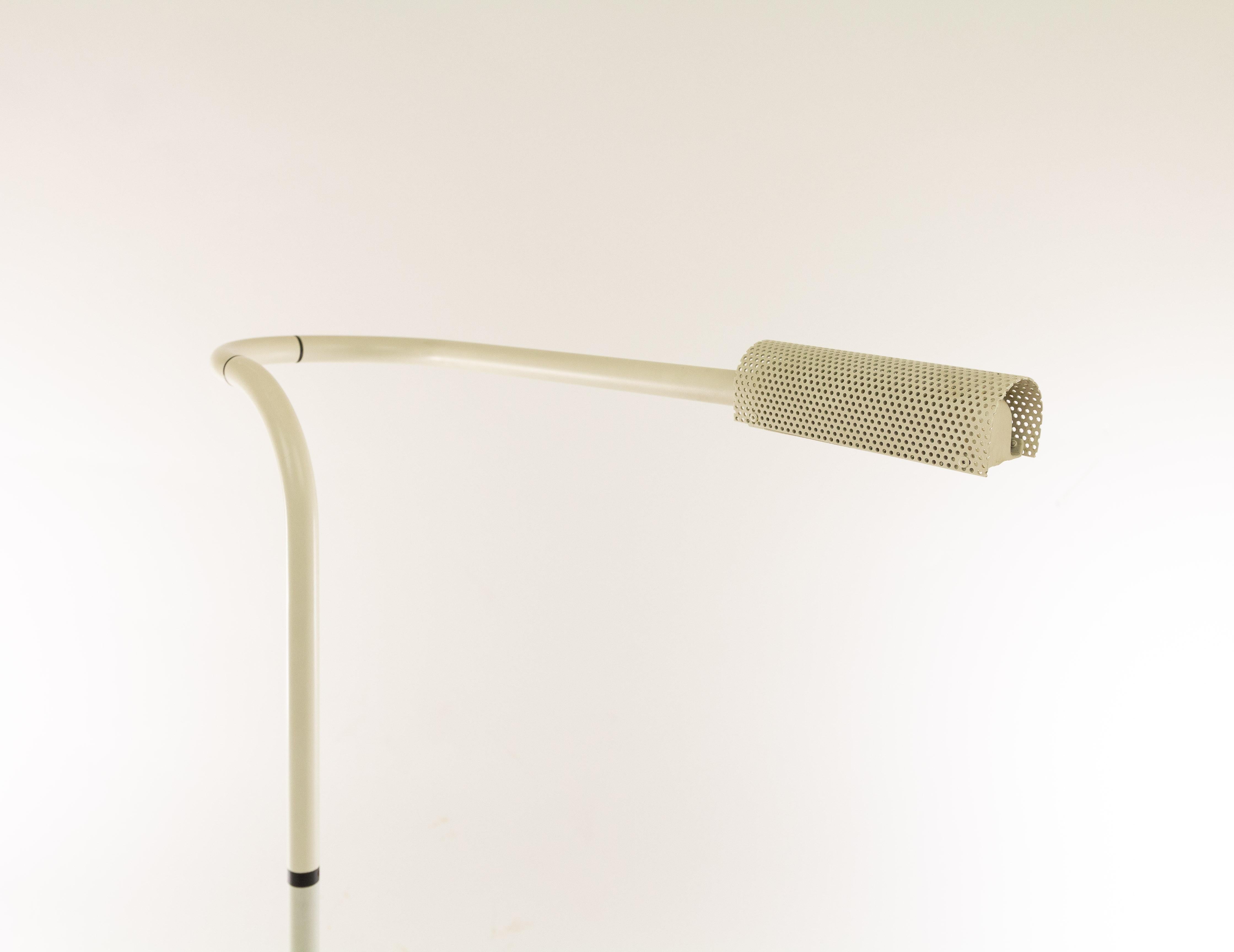 White Table Lamp Stringa by Hans Ansems for Luxo Italiana, 1980s In Good Condition For Sale In Rotterdam, NL