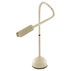 White Table Lamp Stringa by Hans Ansems for Luxo Italiana, 1980s