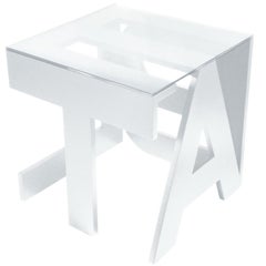 White "Table" Table by Roberta Rampazzo