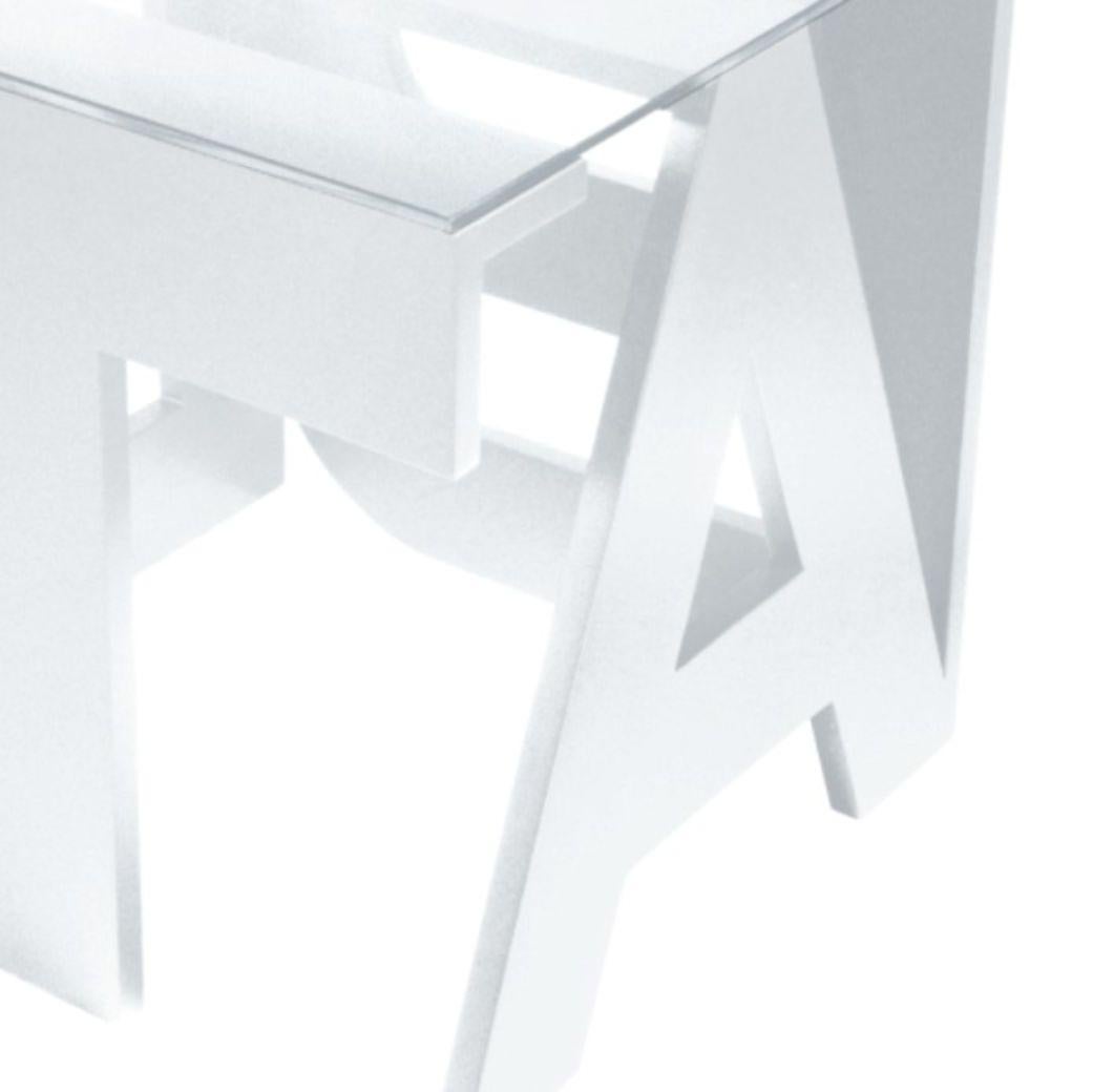 Weißer „Tisch“-Tisch von Roberta Rampazzo (Englisch) im Angebot