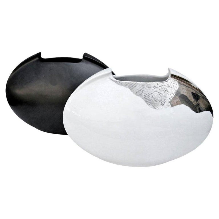 White Tasca Vase by Lino Sabattini for Rosenthal, 1980s For Sale at 1stDibs