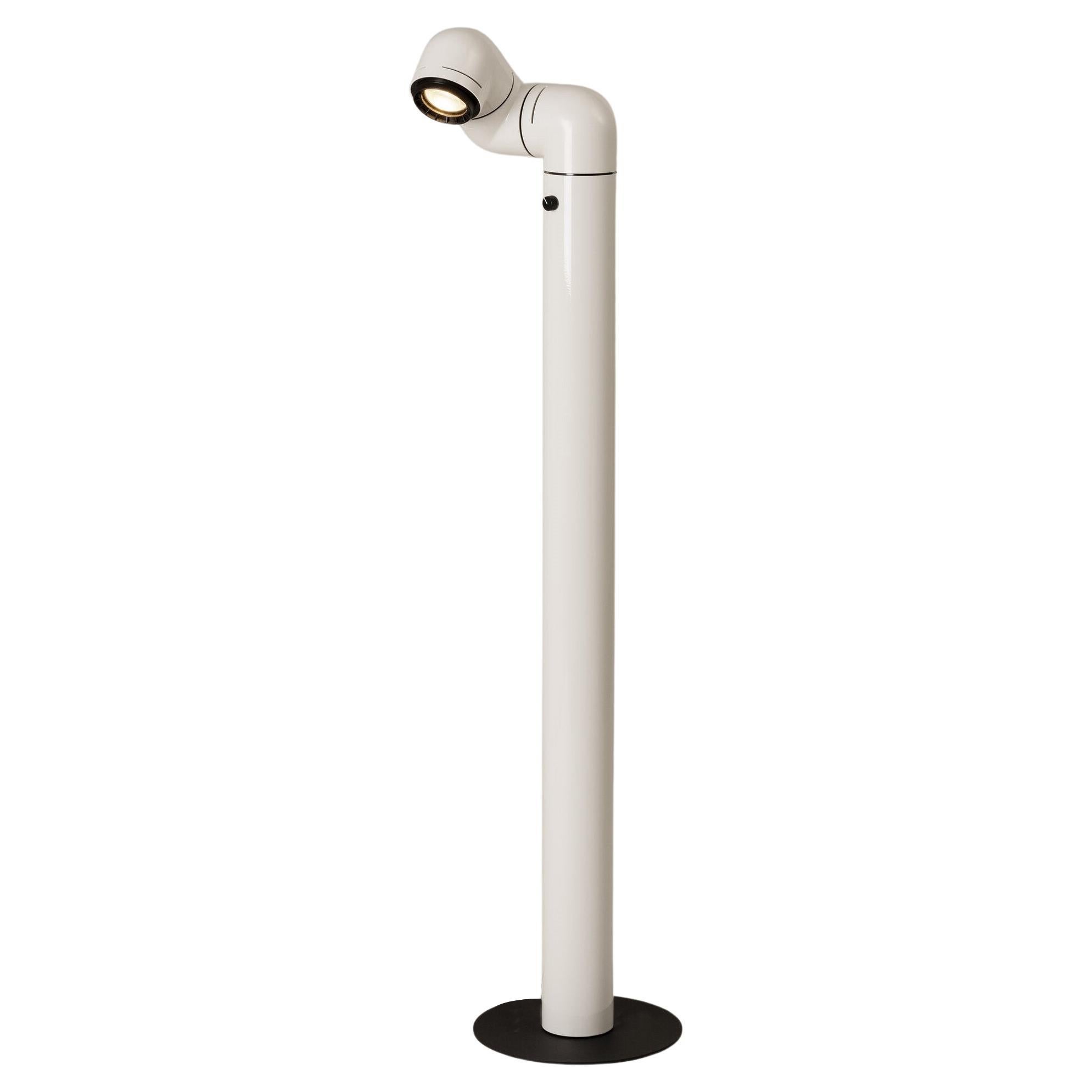 Lampadaire Tatu blanc par André Ricard en vente