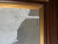 White, Taupe, Black Acrylic Abstract By Patrick Phillips, U.S.A., Contemporary