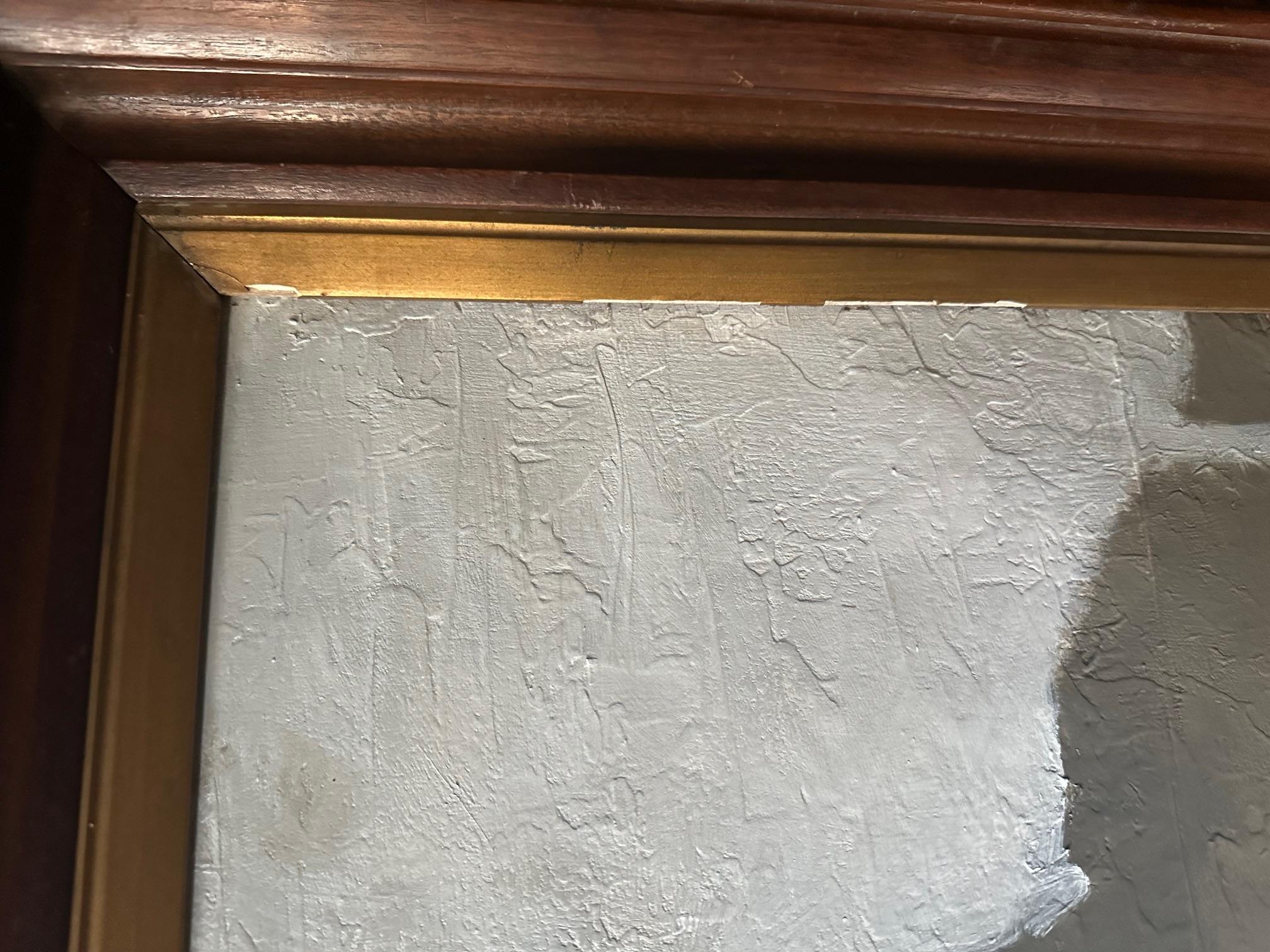American White, Taupe, Black Acrylic Abstract By Patrick Phillips, U.S.A., Contemporary For Sale