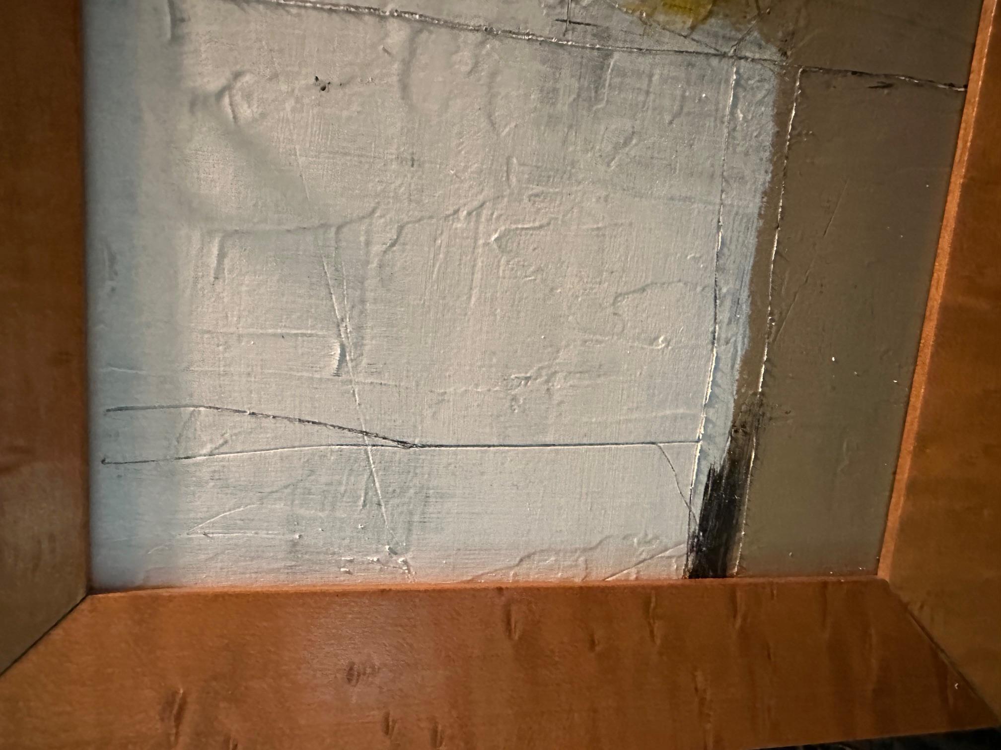 White, Taupe, Black Acrylic Painting By Patrick Phillips, U.S.A., Contemporary In New Condition In New York, NY