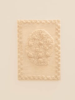 Contemporary Organic Modern Moroccan Handspun Wool Wall Tapestry